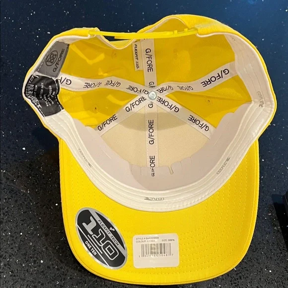 G/Fore Yellow Embroidered Logo Baseball Cap - Picture 5 of 7